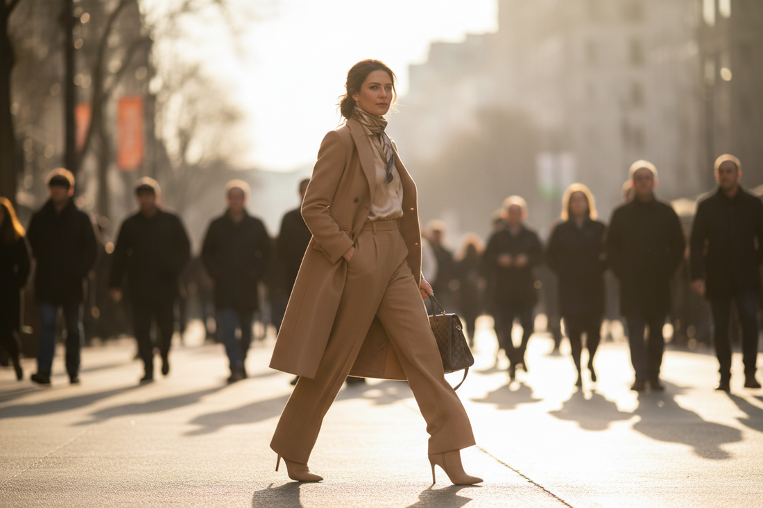 Woman walking forward confidently representing healing and personal growth